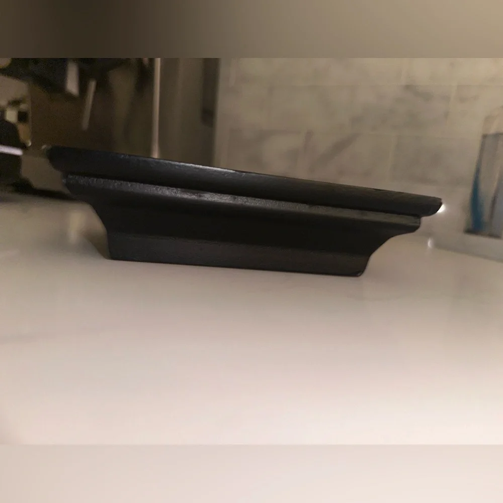 Small black shelf